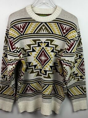 O’Hanlon Mills Aztec Pattern Sweater